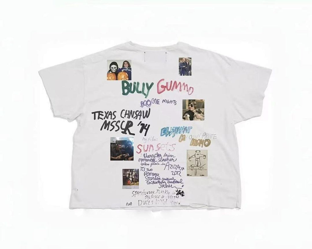 Paly Hollywood Films Angels Graphic Cropped T-Shirt