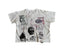 Paly Hollywood Double-Sided Graphic Collage Cropped T-Shirt