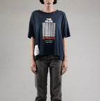 Paly Hollywood The Fame Epidemic Graphic Cropped T-Shirt