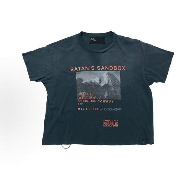 Paly Hollywood Satan's Sandbox Graphic Cropped T-Shirt Main Image