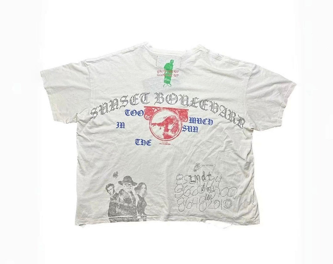 Paly Hollywood A Child of God Graphic Cropped T-Shirt