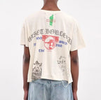 Paly Hollywood A Child of God Graphic Cropped T-Shirt
