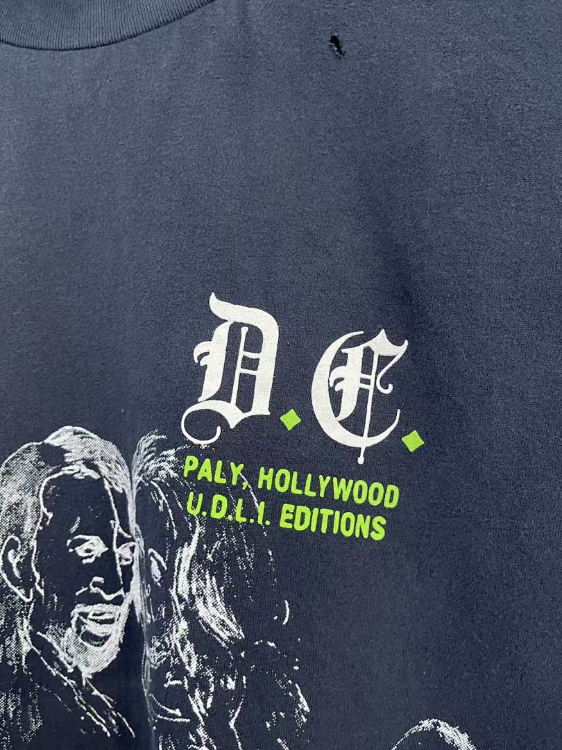 Paly Hollywood Drugstore Cowboy Graphic Cropped T-Shirt