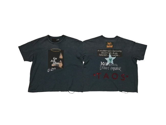 Paly Hollywood Jay's Journal Chaos Graphic Cropped T-Shirt Hover Image