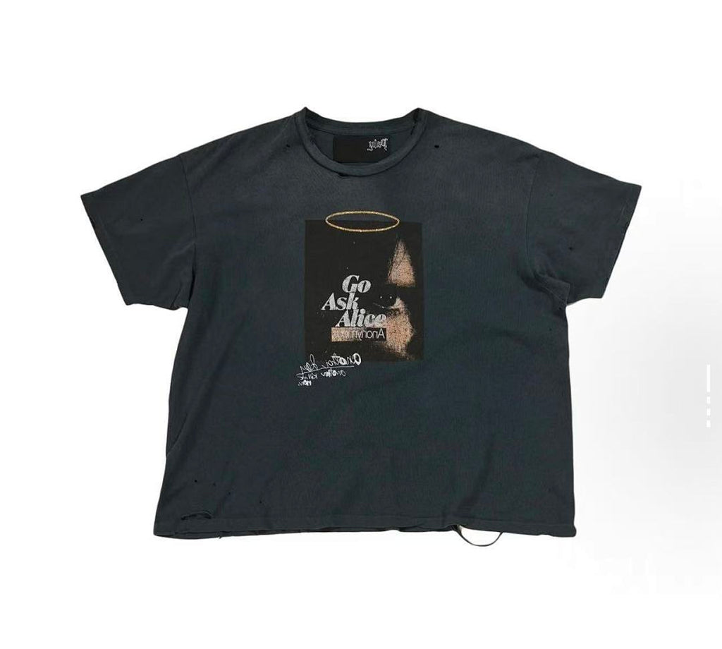 Paly Hollywood Jay's Journal Chaos Graphic Cropped T-Shirt