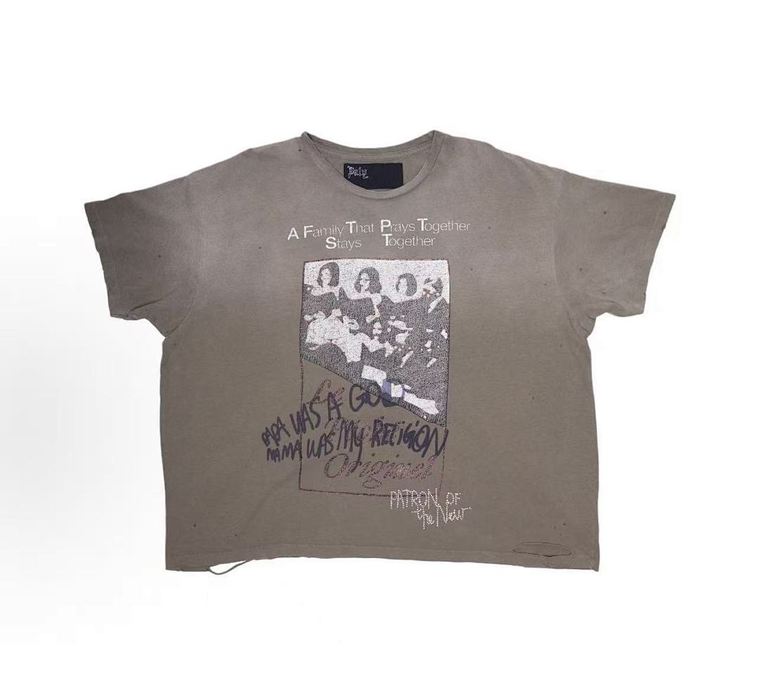 Paly Hollywood Family That Prays Together Graphic T-Shirt