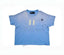Paly Hollywood Faded Blue Distressed Cropped T-Shirt