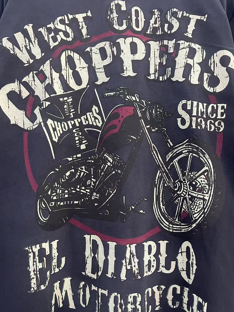 Paly Hollywood West Coast Choppers El Diablo Graphic T-Shirt