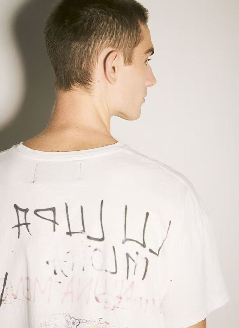 Paly Hollywood Happy Birthday Jesus Graphic Cropped T-Shirt