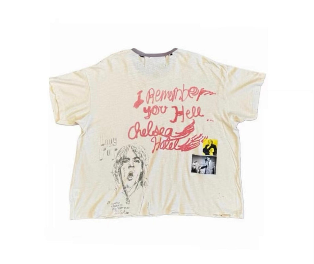 Paly Hollywood Chelsea Hotel Graphic Cropped T-Shirt