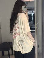 Paly Hollywood Chelsea Hotel Graphic Cropped T-Shirt