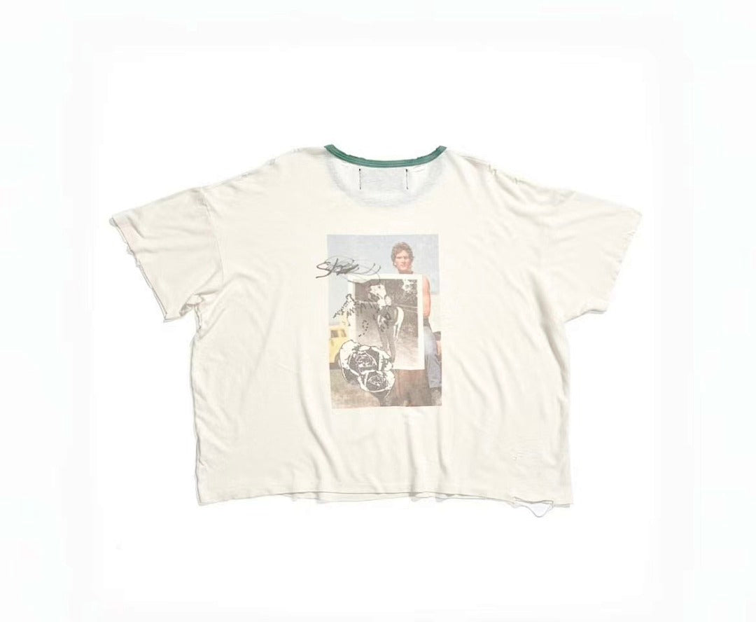 Paly Hollywood Love Me Back To Graphic Cropped T-Shirt