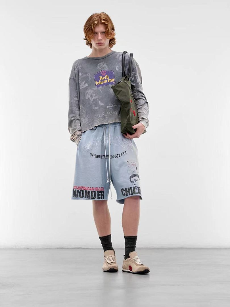 Paly Hollywood Wonder Child Graphic Shorts
