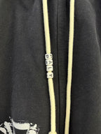 Paly Hollywood Carrying the Message Black Graphic Shorts