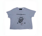 Paly Hollywood Rolling Stones Studded Tongue Graphic T-Shirt