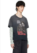 Paly Hollywood Death Collector Layered Graphic Long-Sleeve Tee