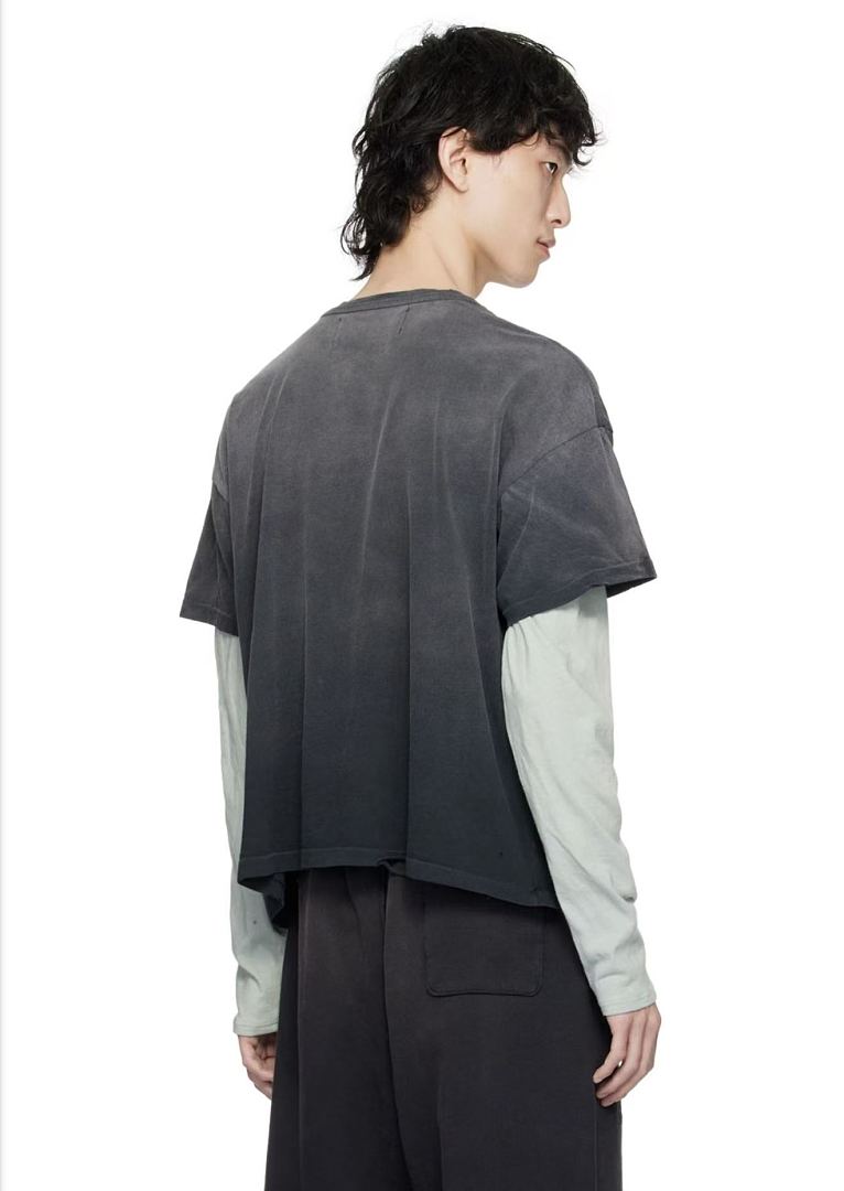 Paly Hollywood Death Collector Layered Graphic Long-Sleeve Tee