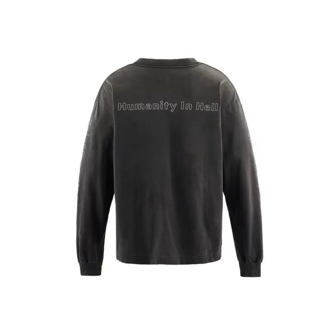 Saint Michael Saint Devotion Humanity In Hell Graphic Long-Sleeve Shirt