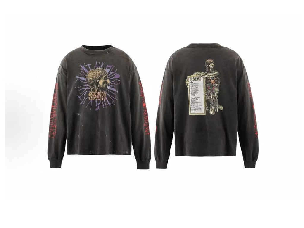 Saint Michael Anatomical Saint Graphic Long-Sleeve Shirt