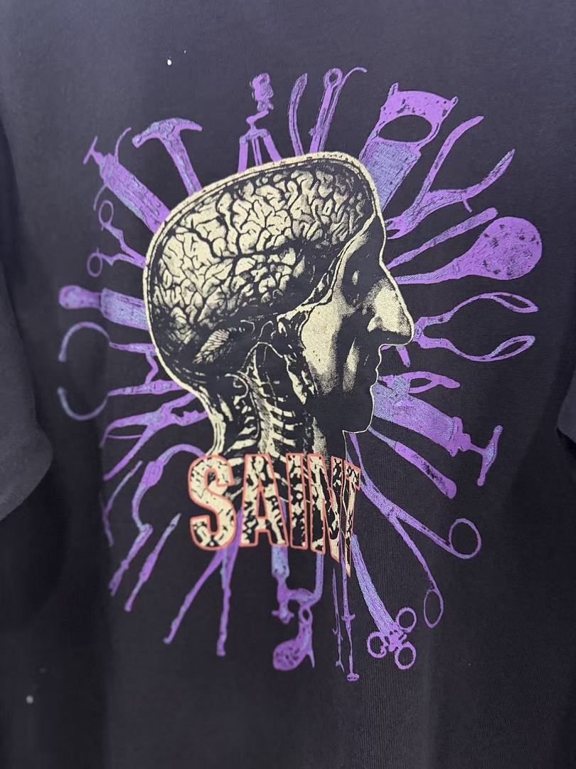 Saint Michael Anatomical Saint Graphic Long-Sleeve Shirt