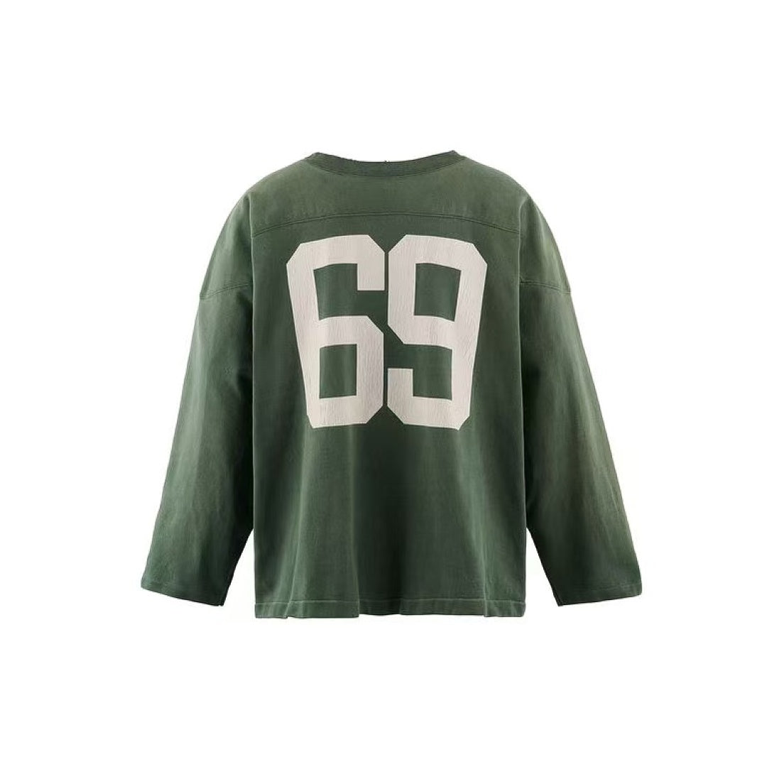 Saint Michael Wild God 69 Graphic Long-Sleeve Shirt