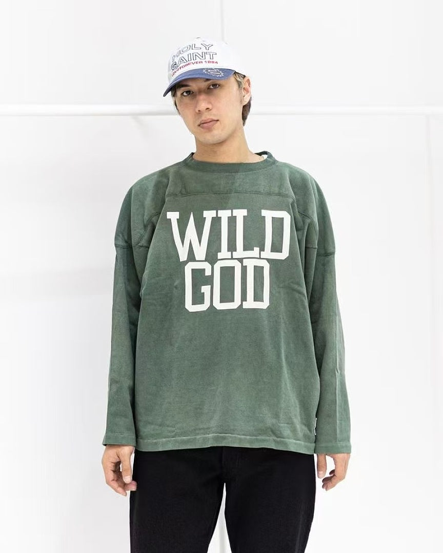 Saint Michael Wild God 69 Graphic Long-Sleeve Shirt