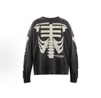 Saint Michael Saint Hunter Skeleton Graphic Long-Sleeve Shirt