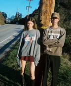 Paly Hollywood Theater of Cruelty Graphic Cropped Long-Sleeve Tee