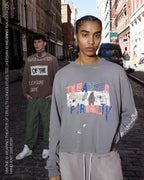 Paly Hollywood Theater of Cruelty Graphic Cropped Long-Sleeve Tee