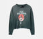 Paly Hollywood Made for Moving Graphic Cropped Long-Sleeve Tee