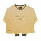 Paly Hollywood Sympathy for the Devil Cropped Long-Sleeve Tee