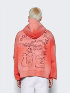 Paly Hollywood Coral Love 67 Graphic Hoodie