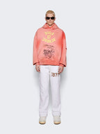 Paly Hollywood Coral Love 67 Graphic Hoodie
