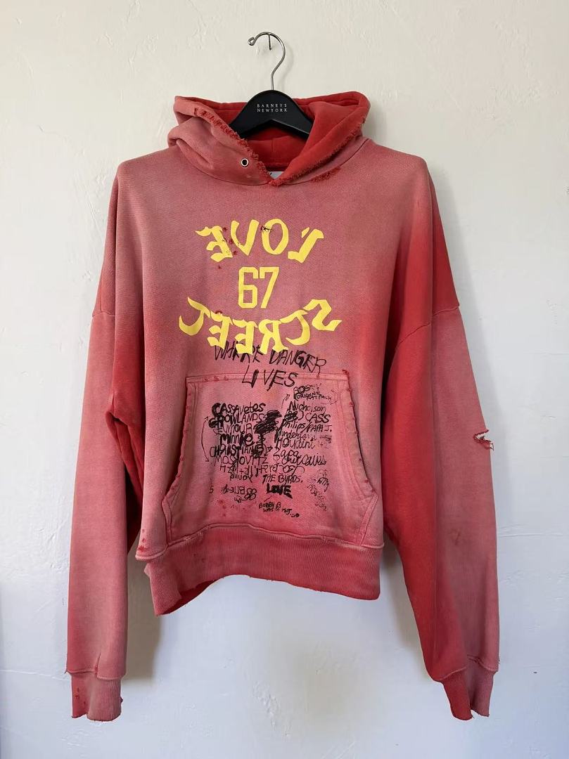 Paly Hollywood Coral Love 67 Graphic Hoodie