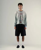 Paly Hollywood Dream Eye Graphic Cropped Long-Sleeve Tee