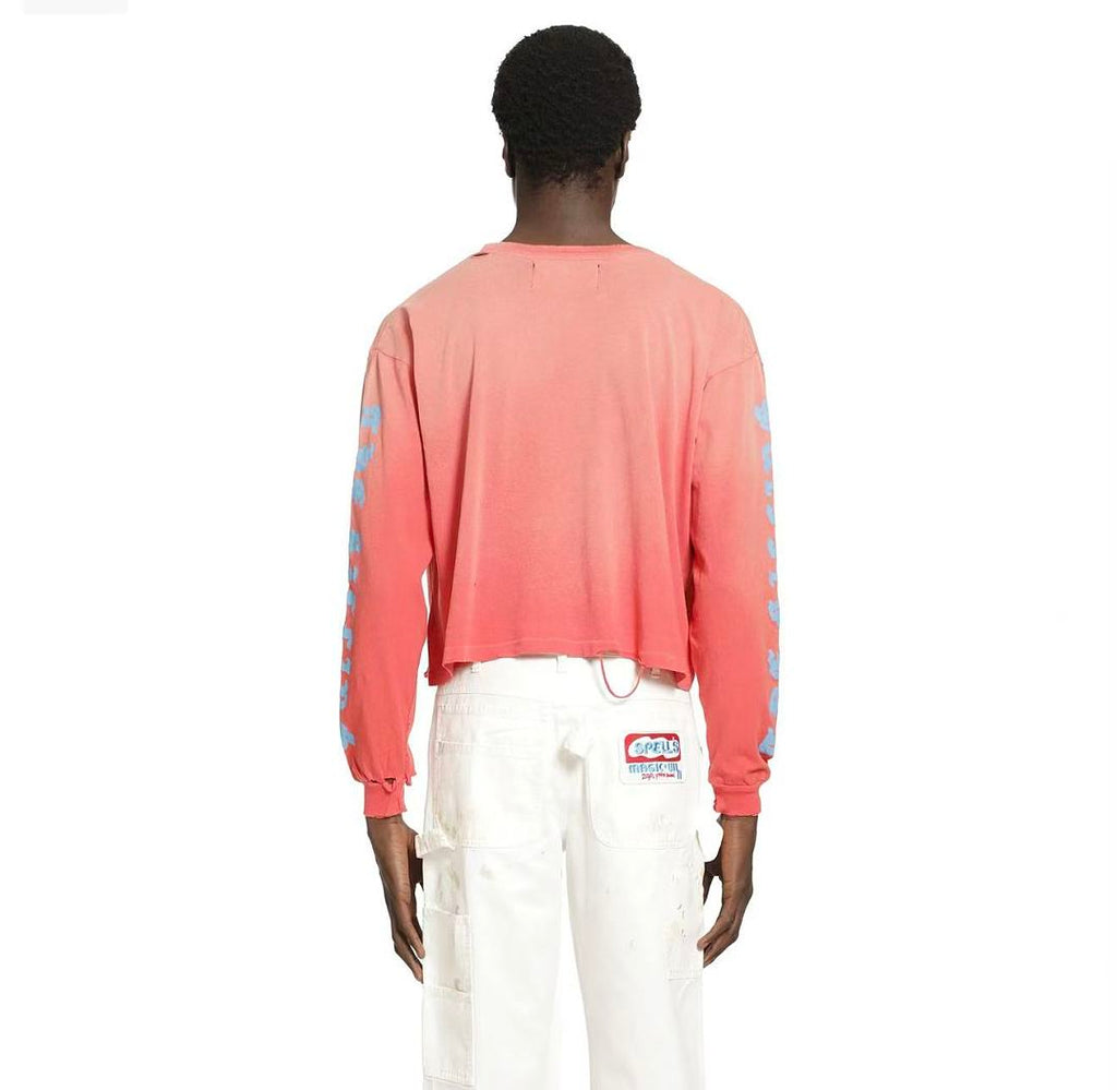 Paly Hollywood The World's Greatest Sinner Cropped Long-Sleeve Tee