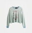 Paly Hollywood Dream Eye Graphic Cropped Long-Sleeve Tee