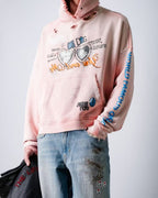Paly Hollywood Okay Dog Graphic Hoodie