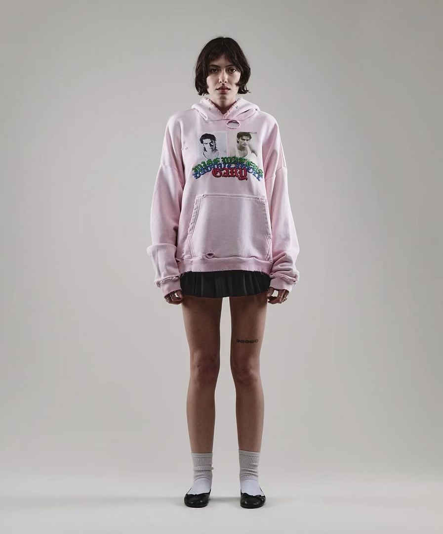 Paly Hollywood Portrait Collage Graphic Hoodie
