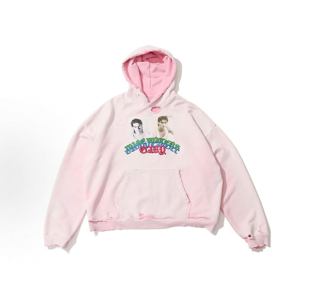 Paly Hollywood Portrait Collage Graphic Hoodie