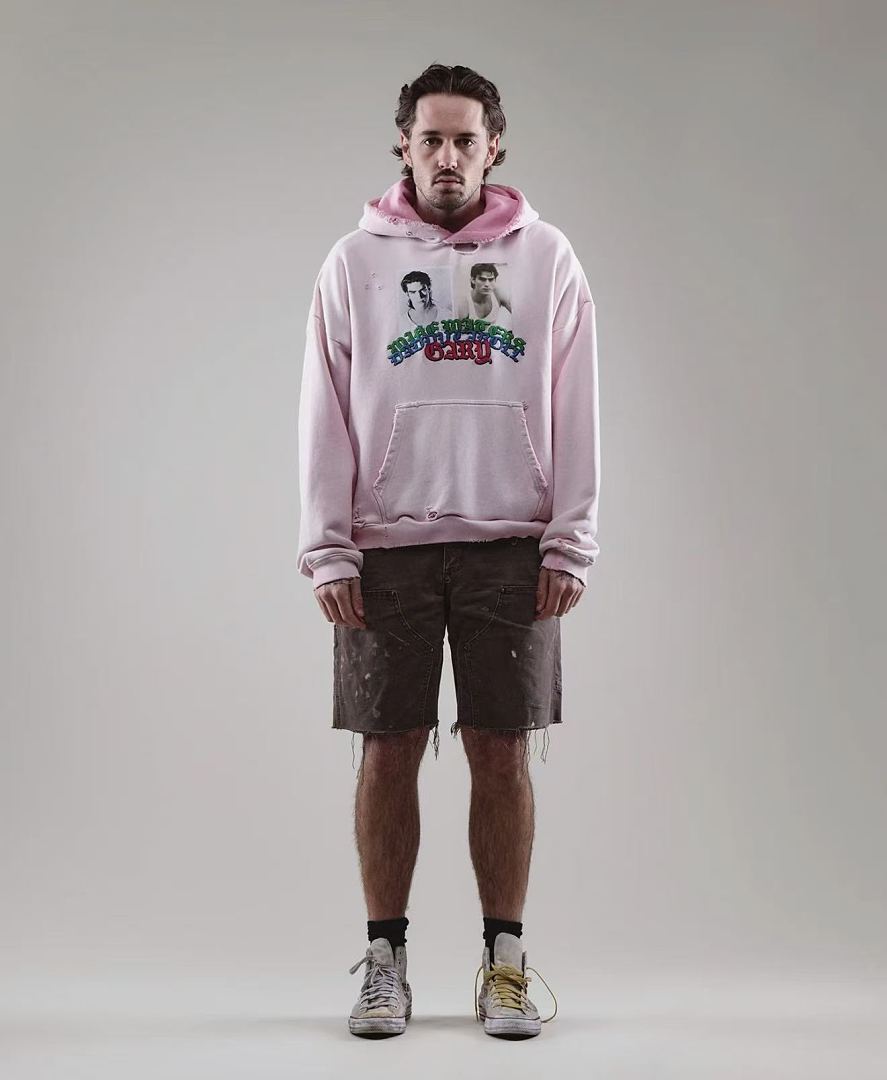 Paly Hollywood Portrait Collage Graphic Hoodie