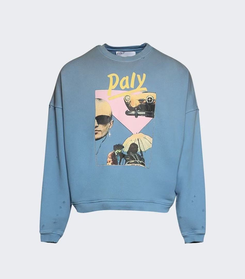 Paly Hollywood Paly Film Collage Graphic Sweatshirt