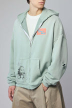 Paly Hollywood Mint Graphic Zip-Up Hoodie