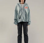 Paly Hollywood Mint Graphic Zip-Up Hoodie