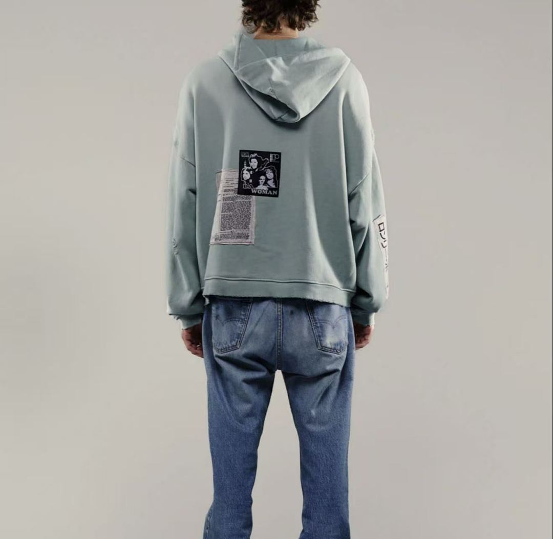 Paly Hollywood Mint Graphic Zip-Up Hoodie