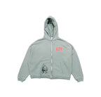 Paly Hollywood Mint Graphic Zip-Up Hoodie