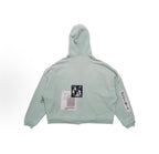 Paly Hollywood Mint Graphic Zip-Up Hoodie