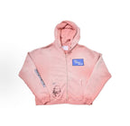 Paly Hollywood Alta Cienega Pink Zip-Up Hoodie