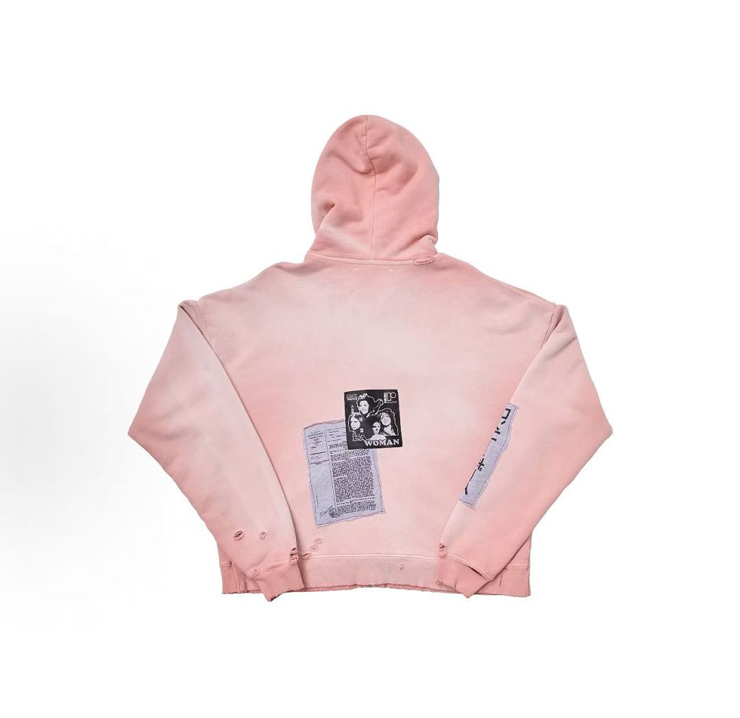 Paly Hollywood Alta Cienega Pink Zip-Up Hoodie