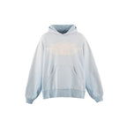 Saint Michael Winged Angel Faded Blue Pullover Hoodie